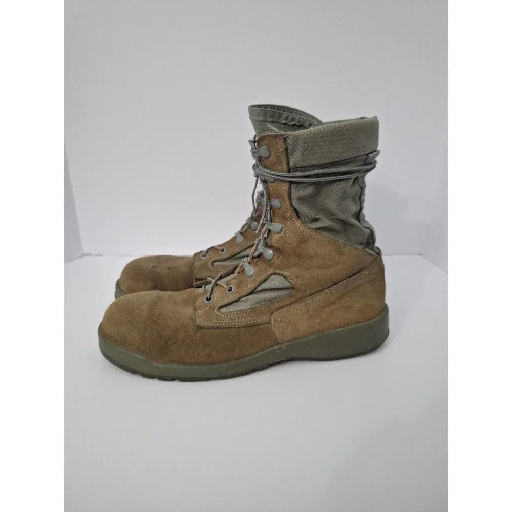 Belleville 600ST Sage Green Combat Boot Men 10.5 SteelToe USA Military Issue